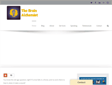Tablet Screenshot of brainalchemist.com